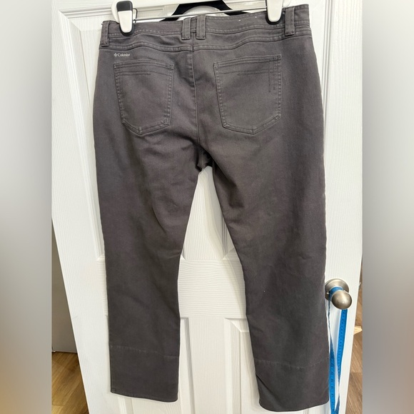 Columbia Women's Size 14 Straight Leg Jeans Gray Mid Rise Stretch Lined Cuffs - Picture 5 of 5